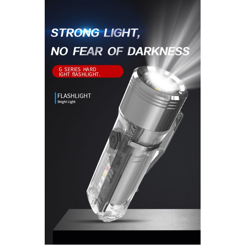 GT13 TIKI Mini Keychain Light 1000 Lumens USB Rechargeable Portable Lighting for Camping and Everyday Use