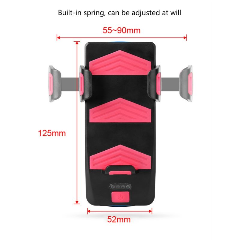 Enhance Cycling with Multifunctional 4 in 1 Bike Light 800 Lumens Flashlight Bike Horn Phone Holder Power Bank