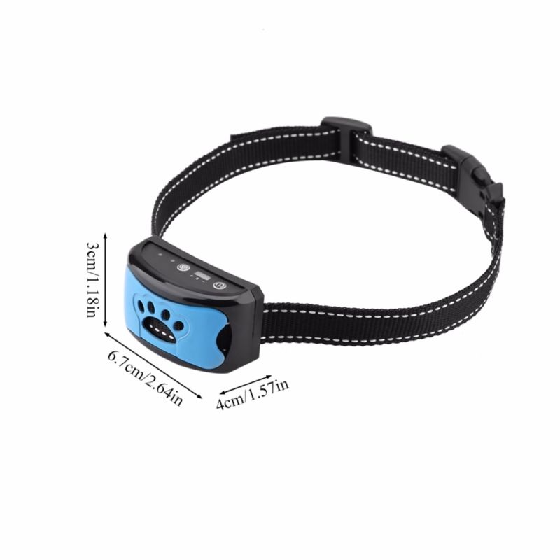 Pet Dog Anti Barking Device USB Charging Collar Humane Training Tool for Peaceful Home Environment