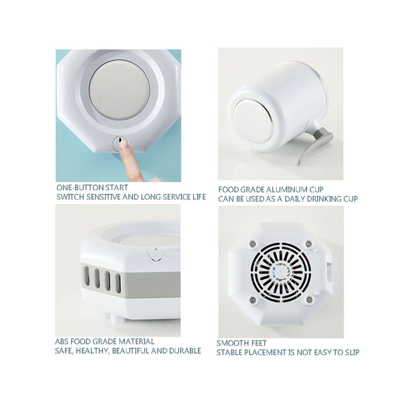 Portable Refrigerator Electric Drink Cooler Fast Cooling Kettle Summer Party Essentials for Ice-Cold Beverages