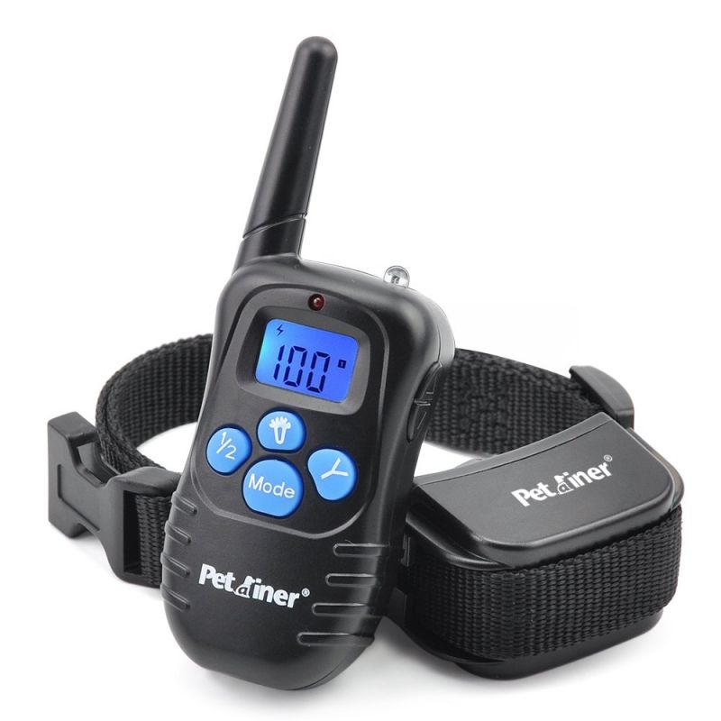 Petrainer 998D Remote Electric Dog Training Collar 300M Range Waterproof Rechargeable High-Capacity Battery