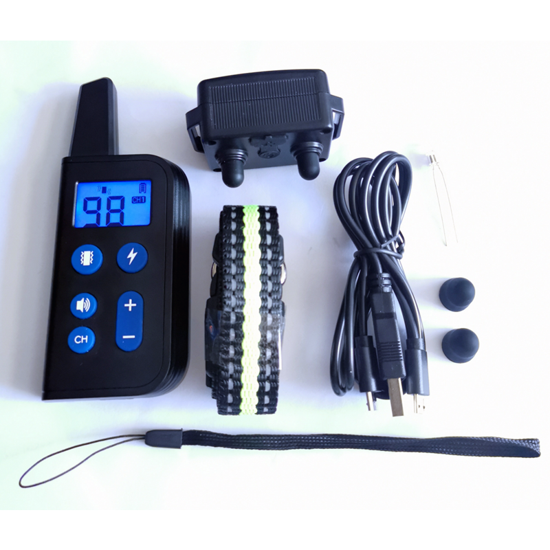 2020 NEW Waterproof Electric Dog Training Collar 1000m Range Adjustable Stimulation Levels for Humane Training