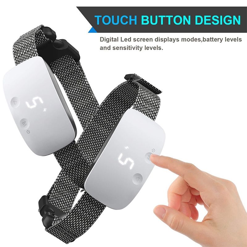 NEW Touch 7 Level Sn Dog Shock Training Collar Waterproof Rechargeable Anti Bark Collar for Effective Barking Management
