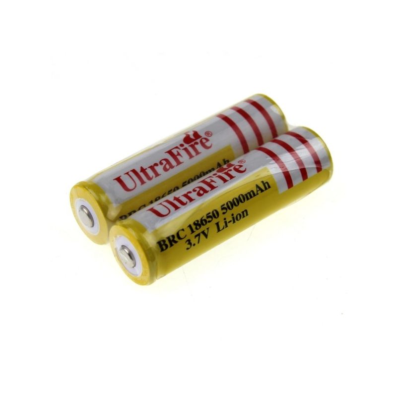 UltraFire BRC 18650 5000mAh Rechargeable Battery for Outdoor Enthusiasts Fast Charge Long-Lasting Power