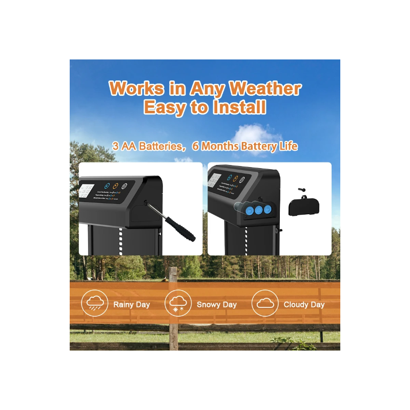 Automatic Chicken Coop Door Opener with Built-in Timer Durable Weather-Resistant Aluminum Electric Door