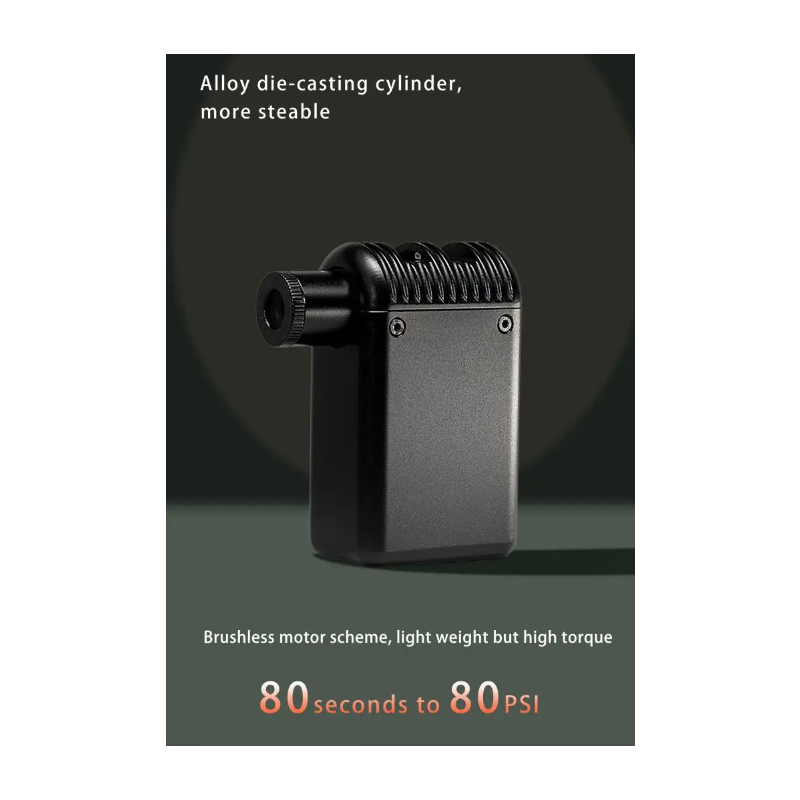 A2 Mini Electric Air Pump Cordless Portable Bicycle Inflator Presta Schrader Valve Lightweight Cycling Gear