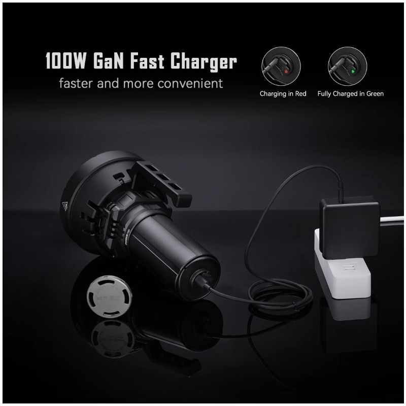 IMALENT MS32 200000 Lumen LED High Power Flashlight with Multiple Lighting Modes for Outdoor Adventures