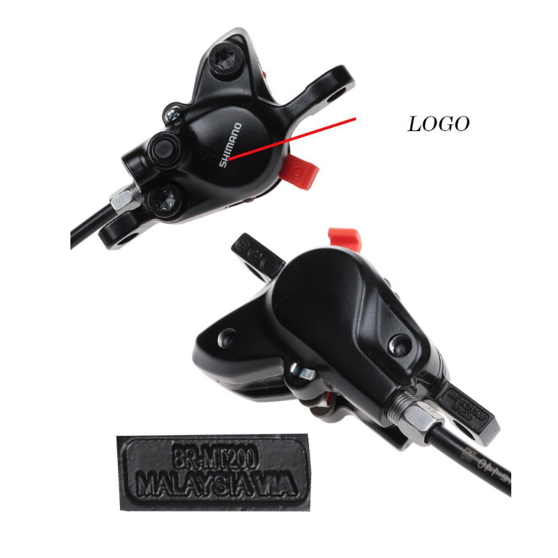 Shimano MT200 Brake MTB E-bike Hydraulic Disc Brake Superior Stopping Power Advanced Technology Black Finish