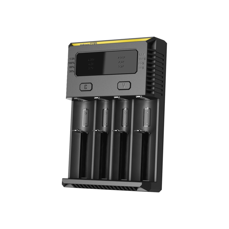 Nitecore NEW I4 Li-ion Battery Charger User-Friendly Efficient Output Smart Charging for Li-ion NiMH Compatibility