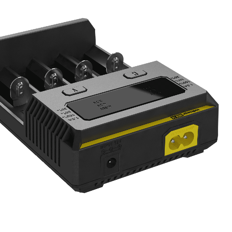Nitecore NEW I4 Li-ion Battery Charger User-Friendly Efficient Output Smart Charging for Li-ion NiMH Compatibility