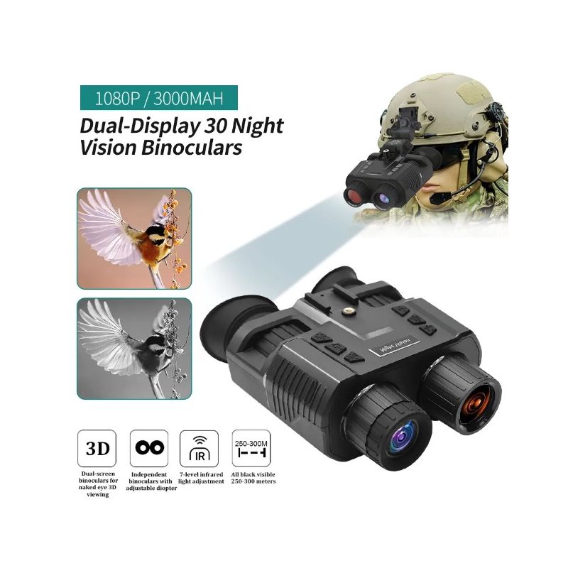 NV8000 Night Vision Goggles Binoculars 4K Video Naked-3D Tech for Wildlife Observation Free Shipping