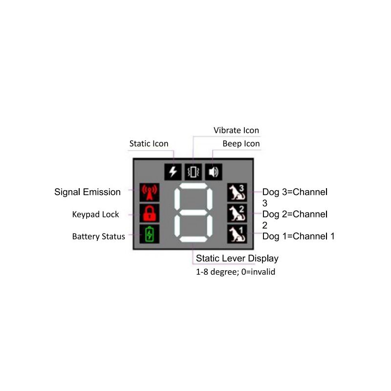 2021 New Dog Training Collar with Remote Safe Rechargeable Waterproof Shock Collar for All Breeds Adjustable