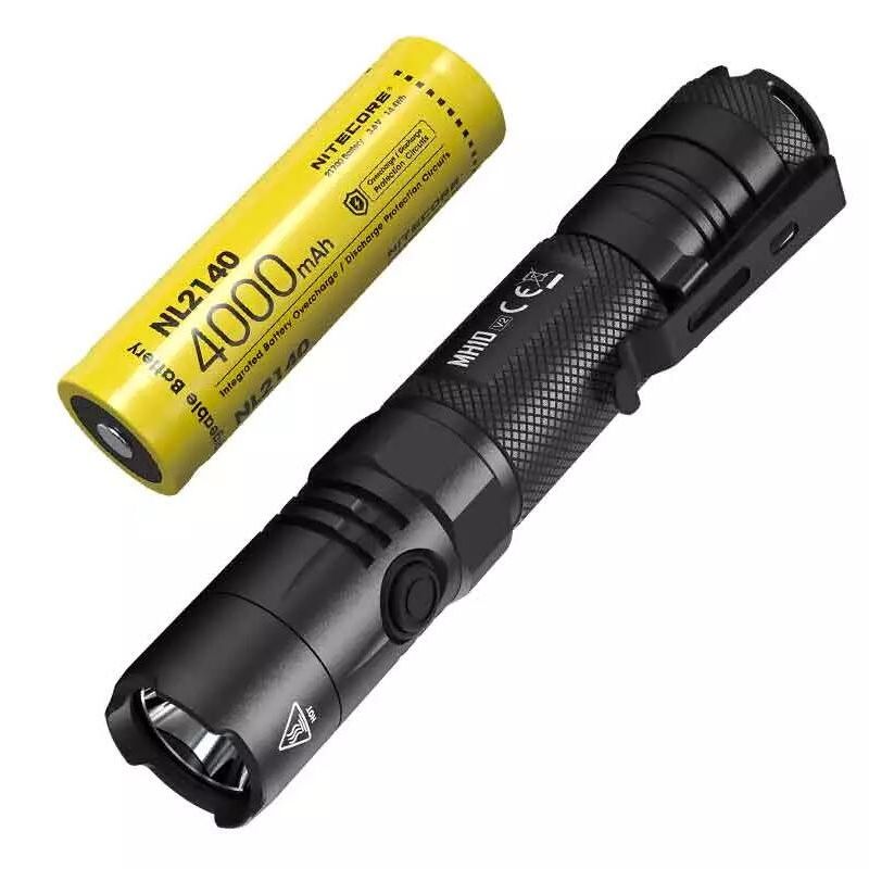 NITECORE MH10 V2 Compact 1200 Lumens LED Flashlight USB-C Charging Durable Adventure Gear High Performance