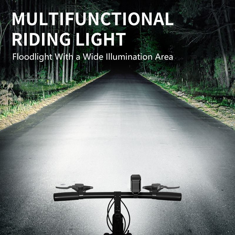 SMILING SHARK EVO1700 Bicycle Headlight USB-C Rechargeable Waterproof Multi-Mode LED Bike Lights