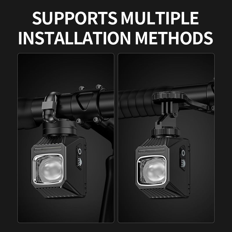 SMILING SHARK EVO1700 Bicycle Headlight USB-C Rechargeable Waterproof Multi-Mode LED Bike Lights