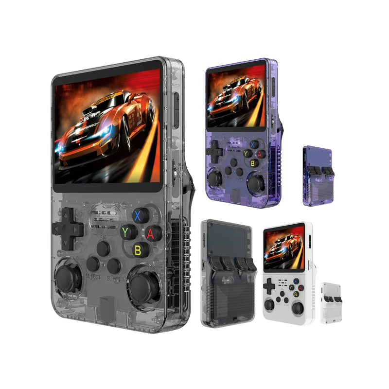 R36S Retro Handheld Video Game Console 3.5-inch Screen 10000 Classic Games Linux System Portable Gaming