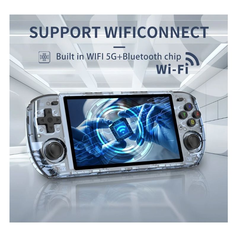 POWKIDDY RGB10 MAX3 Retro Handheld Game Console 5 Inch IPS Screen High Performance RK3566 Linux System