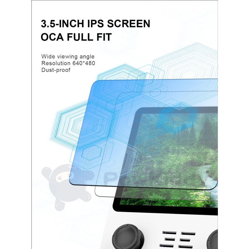 POWKIDDY RGB20S Handheld Console 3.5 Inch HD Display Retro Gaming Device for Kids Retro Enthusiasts Gifts