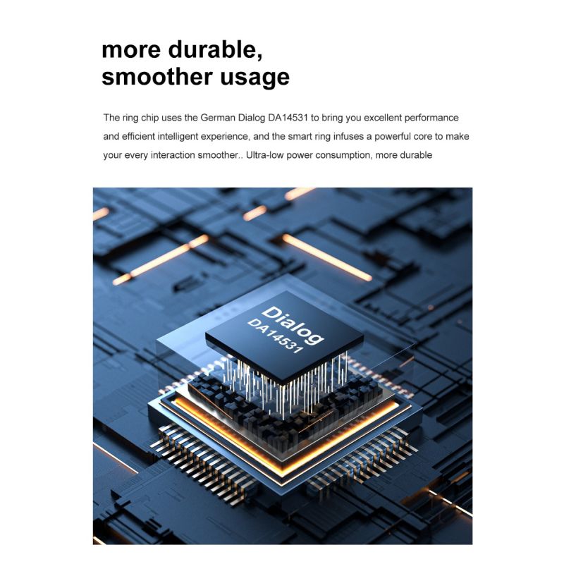 Multi-functional Smart Ring Wearable Technology with Heart Rate and Sleep Quality Tracking Stylish Accessory