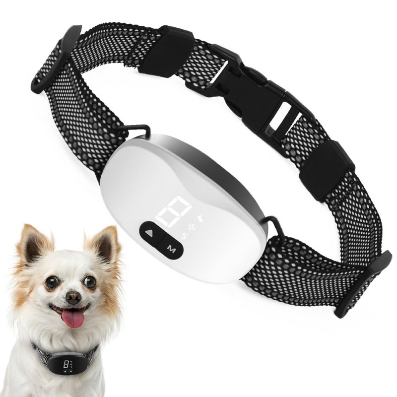 Automatic Anti Barking Dog Collar Rechargeable Effective Dog Training Collar Waterproof Dual Training Modes