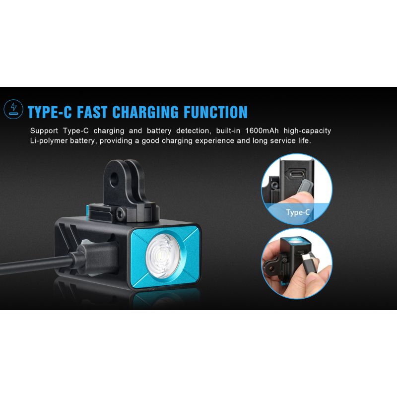 TrustFire D2R Bicycle Light 450LM Waterproof Front Light Type-C Rechargeable Cycling Lamp for Safety and Visibility