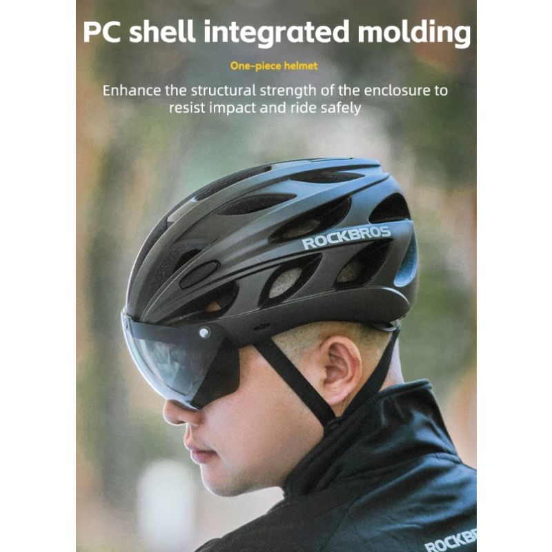 ROCKBROS ULTRALIGHT Bicycle Helmet Shock Resistant Breathable for MTB Road Cycling with Ventilation System