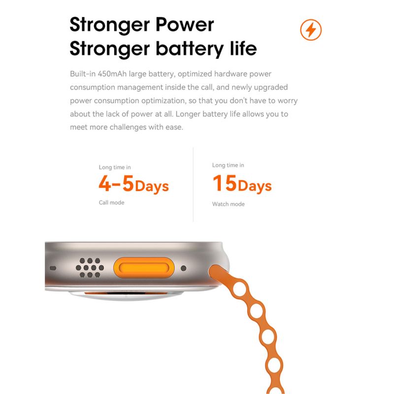 49mm Smart Watch Ultra 9 Bluetooth Call NFC Compass GPS Route Track Ip68 Smartwatch