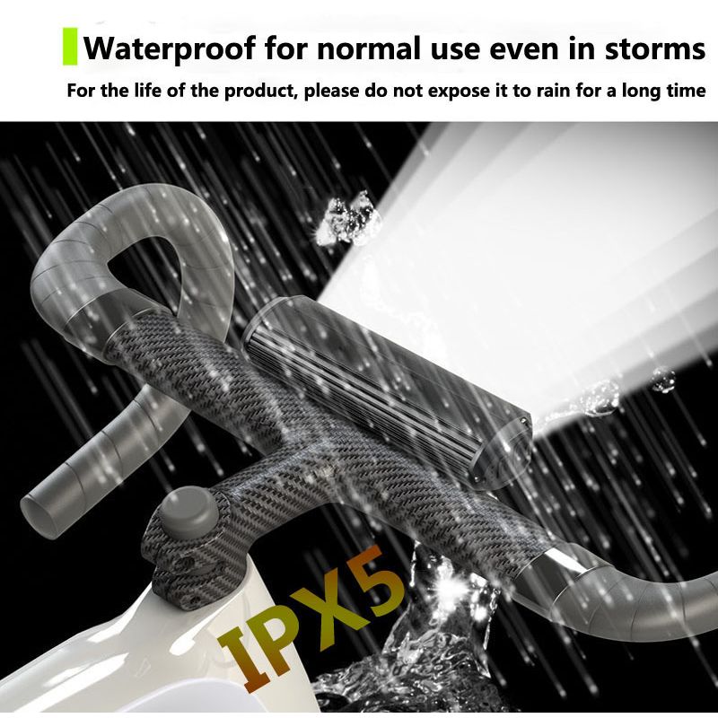 Bicycle Light Front LED 5200 Lumen USB Charging Waterproof Flashlight Durable MTB Cycling Safety Gear