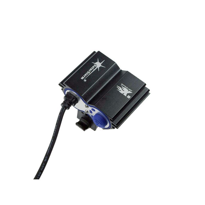 Solarstorm X2 LED Bike Lights 2000 Lumens Black Adjustable Cycling Safety Gear for Nighttime Riding and Hiking