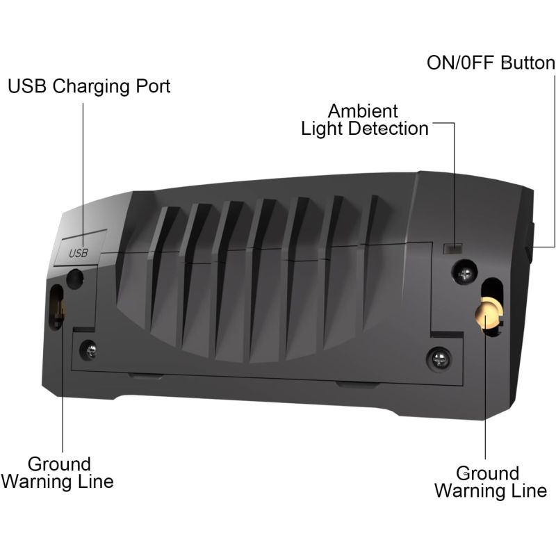 Meilan X5 Smart Bike Tail Light with Turn Signals and Automatic Brake Light Wireless Remote Control Bike Rear Light Back USB Rechargeable Safety Warning Cycling Light