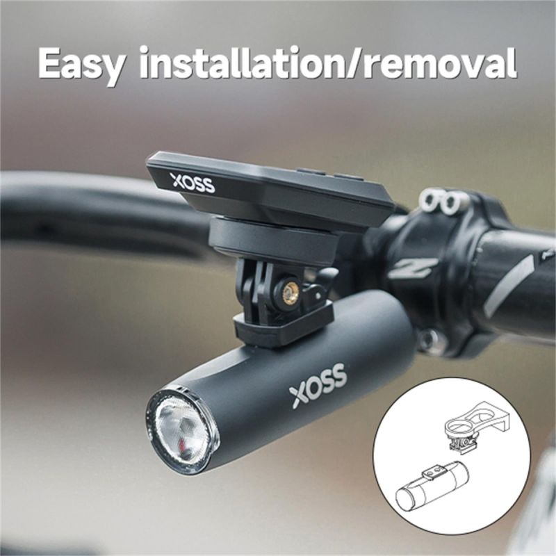 XOSS Bike Light Headlight 800Lm Waterproof USB Rechargeable MTB Front Lamp Outdoor Cycling Accessories