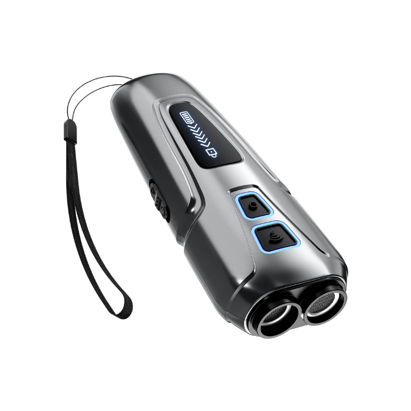 Ultrasonic Dog Repeller with LED Flashlight Portable Anti Barking Solution Humane Dog Training Device