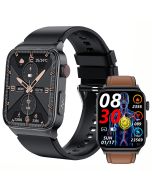 E500 Blood Glucose Smart Watch Men ECG Monitor Blood Pressure Body Temperature Smartwatch IP68 Waterproof Fitness Tracker