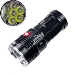 6500-50000LM 3-18x LED CREE XM-L T6 SkyRay King 4*18650 Flashlight Torch Camping 