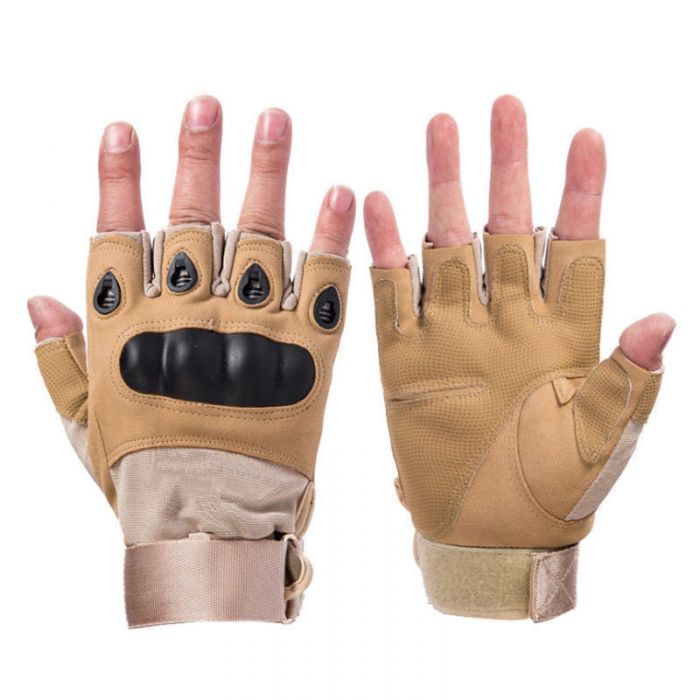 Gloves Fingerless Half Finger Sports Glove Hiking For Cycling Bike Motorcycle