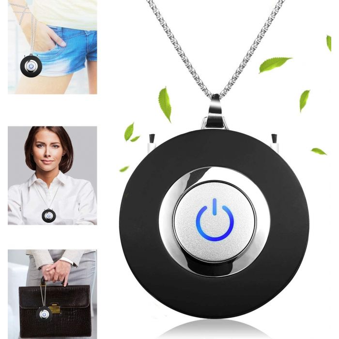 Rechargeable UV Portable Air Ionizer Purifier Necklace - China Rechargeable Air  Purifier Necklace and UV Air Purifier price | Made-in-China.com
