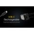 NITECORE NU25 UL LED Headlamp 400 Lumens USB-C Rechargeable Lightweight Hiking Gear for Outdoor Enthusiasts