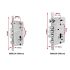 Tuya Wifi 3D Face Recognition Smart Door Lock with Built-In Camera for Advanced Home Security Convenience
