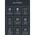 Tuya Wifi 3D Face Recognition Smart Door Lock with Built-In Camera for Advanced Home Security Convenience