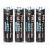 4-Pack Rechargeable AA Lithium Batteries 1.5V, 4255mWh High Capacity battery, LED Indicator & USB-C Port, 2H Fast Charging for Toys, Remote Control, Flashlight