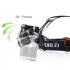 Boruit RJ-3000 LED Headlamp 1000 Lumens Brightness T6 White Light Waterproof for Outdoor Adventure Gear