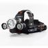Boruit RJ-3000 LED Headlamp 1000 Lumens Brightness T6 White Light Waterproof for Outdoor Adventure Gear