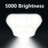 Mangeleyes M5 Mountain Bike Light 5000 Lumens USB Rechargeable 20000mAh Battery Waterproof for Night Riding
