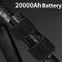 Mangeleyes M5 Mountain Bike Light 5000 Lumens USB Rechargeable 20000mAh Battery Waterproof for Night Riding