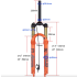 Bolany Mountain Bike Fork 27.5 or 29 Inch High-Performance Air Suspension Shock Absorbing for MTB Enthusiasts
