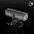TOWILD CL1600 USB Rechargeable 1600LM Bike Light LED Front Lamp with Adjustable Brightness for Night Riding