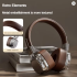 Major III Head-mounted Wireless Bluetooth Earphones with Dual-Microphone ENC for Crystal Clear Calls