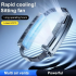 Ice Waist Belt Fan Lightweight Portable Cooling Device for Outdoor Work Office Use Traveling Camping