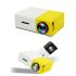 YG300 LED Mini Projector Compact Portable Projector 1080P Bright Projection for Movie Night and Gaming Adventures