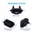 800m Electric Dog Training Collar Pet Remote Control Waterproof Rechargeable LCD Display Shock Vibration Sound